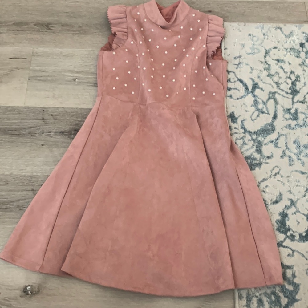 Dress with pearls